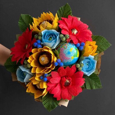 Букет из конфет день знаний