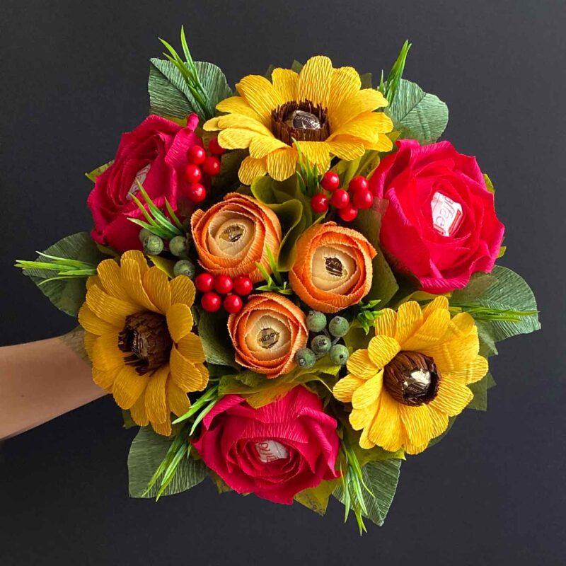 Букет из конфет Золотая осень