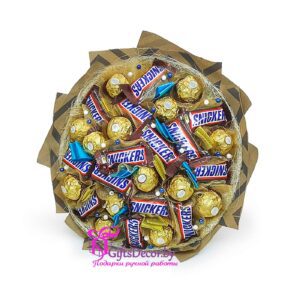 букет из конфет мужской