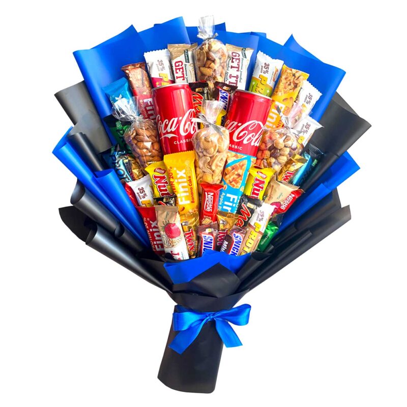 Букет из протеиновых батончиков Фитнес