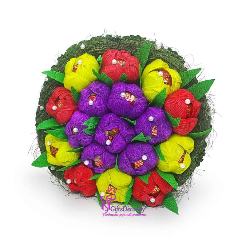 букет из сладостей крокус