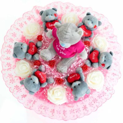 Букет из игрушек Только для тебя