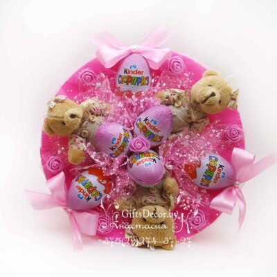 Букет из игрушек Сладкие сюрпризы