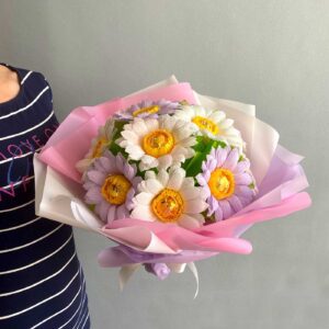 Букет из сладостей Ромашки