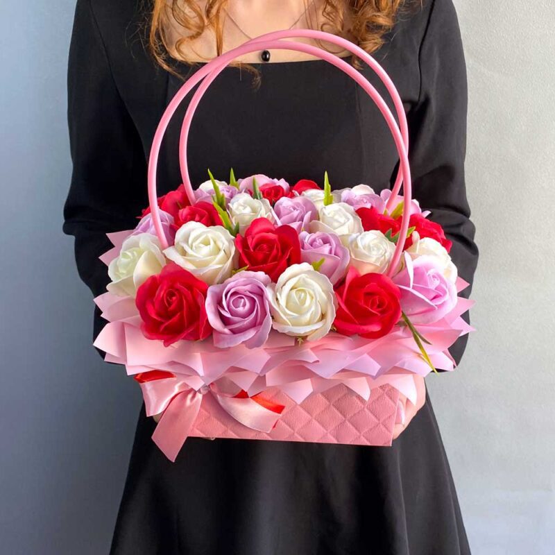 Сумочка с мыльными розами
